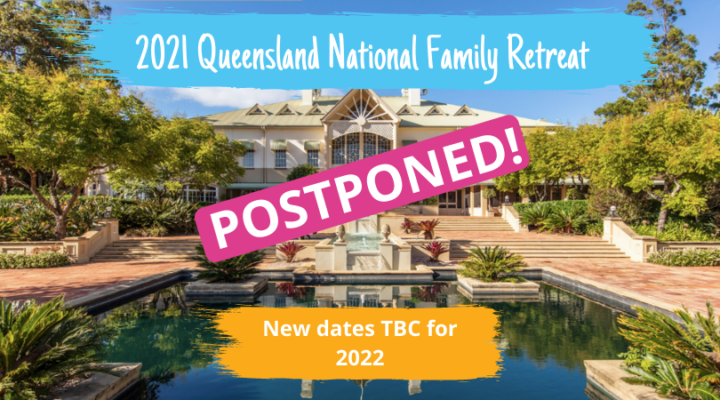 ANNOUNCEMENT: MDDA Family Retreat QLD July 2021 – POSTPONED