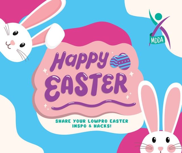 Happy Easter from all of us at MDDA!We hope that you are enjoying the long weekend and spending quality time with family and friends! We hope that you all got a visit from the Easter Bunny and received some delicious LowPro chocolate.Share with us your LowPro Easter Inspo & Hacks!